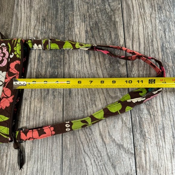 Vera Bradley Saddle Hipster Pushlock Closure Crossbody Purse LOLA 10" x 10" x 1" - Picture 10 of 13